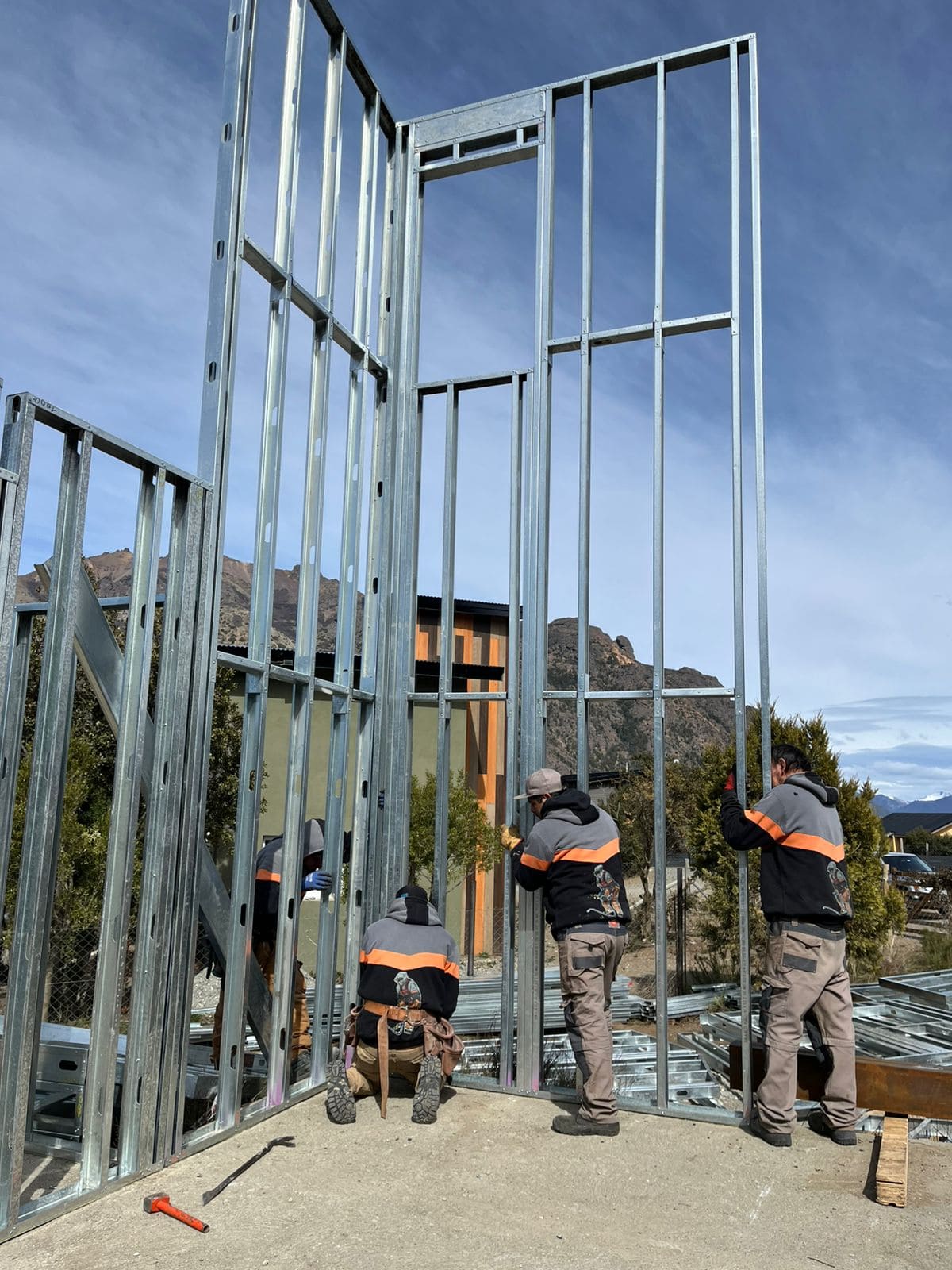 Steel framing Patagonia - Obra Lomas del Cauquén 2 - RH Bariloche
