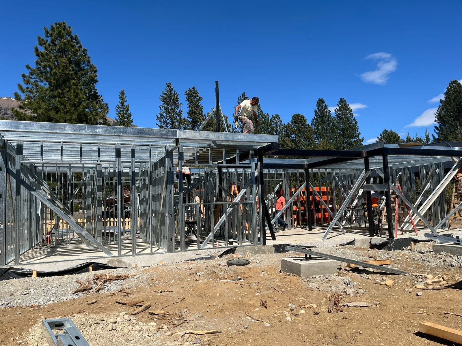 Steel framing Patagonia - Obra Dos Valles 2 - RH Bariloche