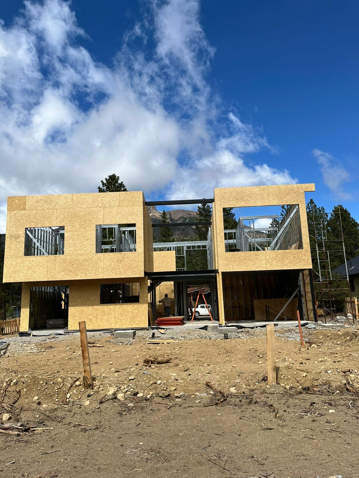 Revestimientos Patagonia - Obra Dos Valles 4 - RH Bariloche