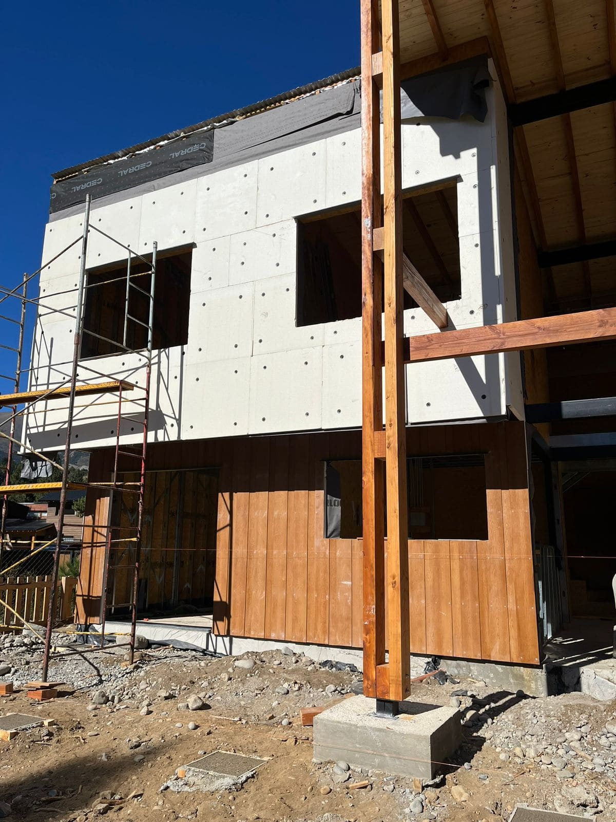 Construcción en seco Patagonia - Obra Dos Valles 8 - RH Bariloche